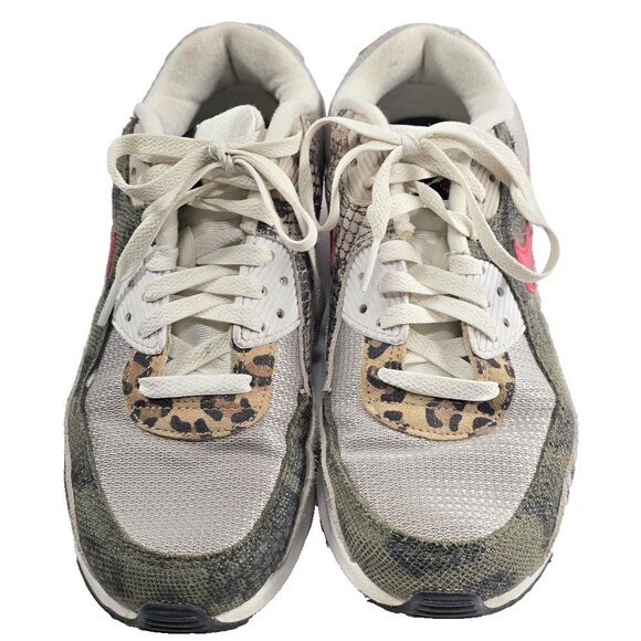 Nike Other - NIKE AIR MAX 90 USED SIZE 6.5Y TUNNEL WALK LIGHT IRON ORE RED BLACK DZ4839-001